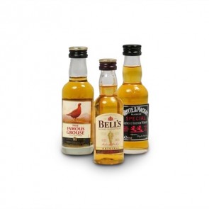 Miniature Scotch Whisky - 3 pack